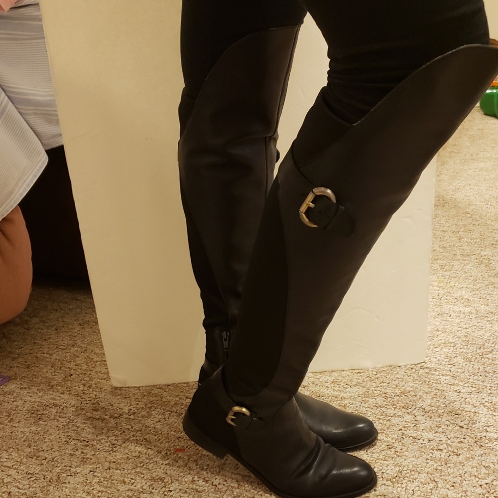 Corso Como Knee High Genuine Leather Boots